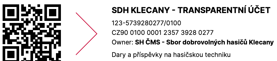 Transparentní účet SHD Klecany